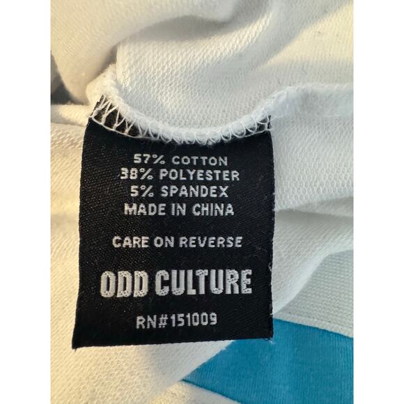 Odd Culture Trap Life Graphic Tee Men's 3XL Short Sleeve T-shirt Waite/Blue - Picture 5 of 5